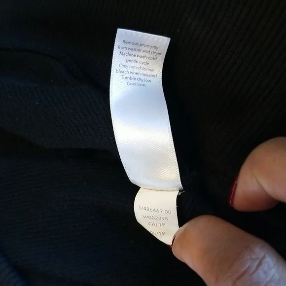 Athleta Circa Black With White Stripes Longsleeve Mini Track Dress - Picture 14 of 15